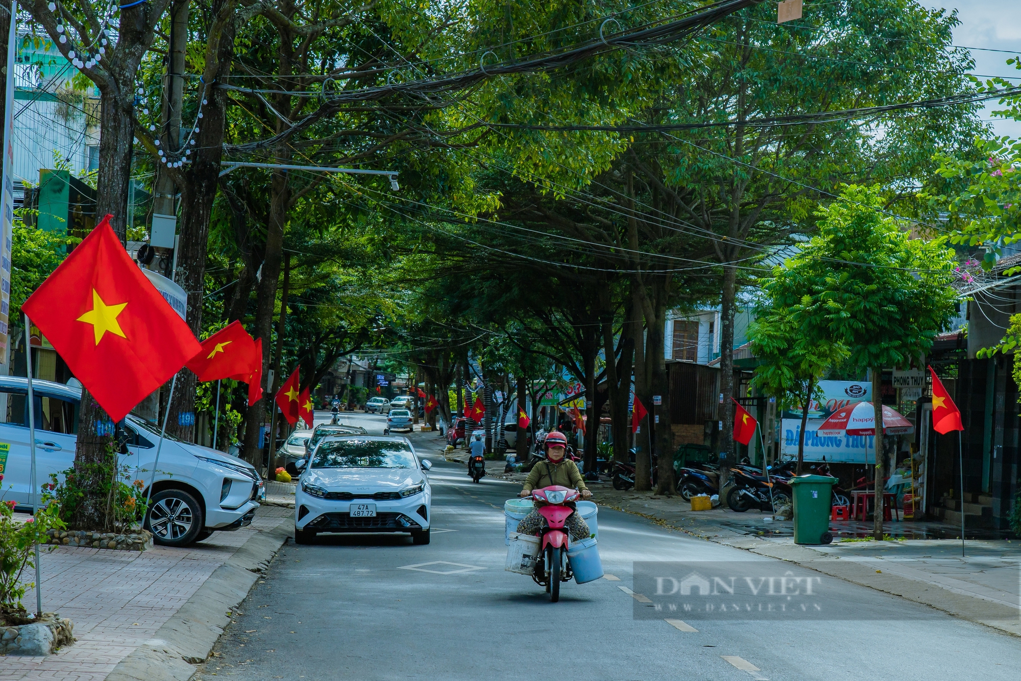 Hình ảnh Buôn Ma Thuột rực rỡ sắc cờ Tổ quốc, sẵn sàng chào đón kỷ niệm 120 năm Đắk Lắk - Ảnh 6.